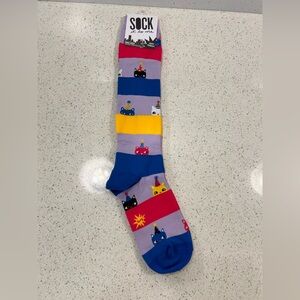 NWT Sock it to Me Happy Birthday Cat Knee High Socks
